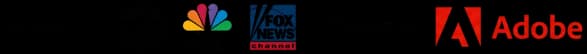 As seen on ABC, NBC, FOX News — Trusted by Adobe